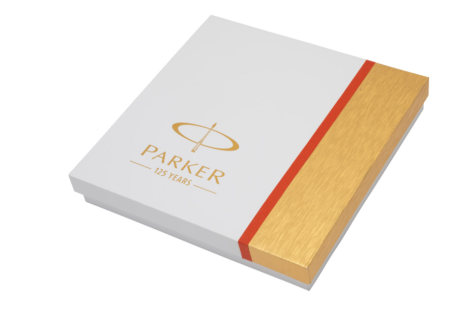 Zestaw Parker IM Niebieski CT pióro wieczne i długopis z czerwonym notesem - PAR133-DUO-PT