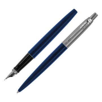 Zestaw Parker pióro wieczne + długopis Jotter Royal Blue CT - rozmiar M (medium) - PAR239-DUO-PRO